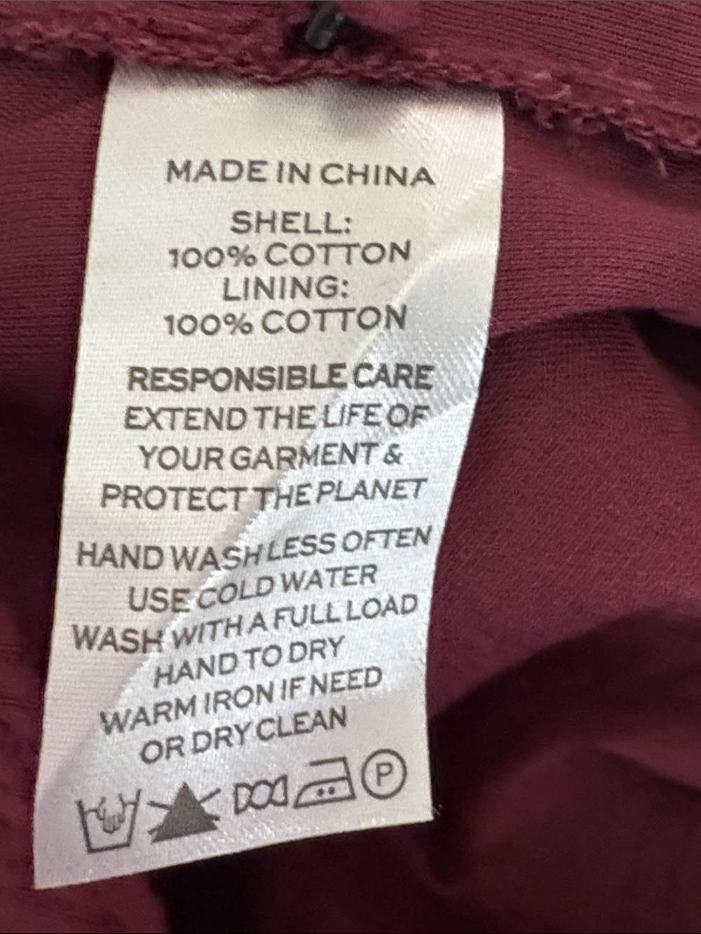 Hill House Home The Vivi Nap Dress Burgundy Shadow Stripe Smocked Cotton Dress S - Picture 6 of 7